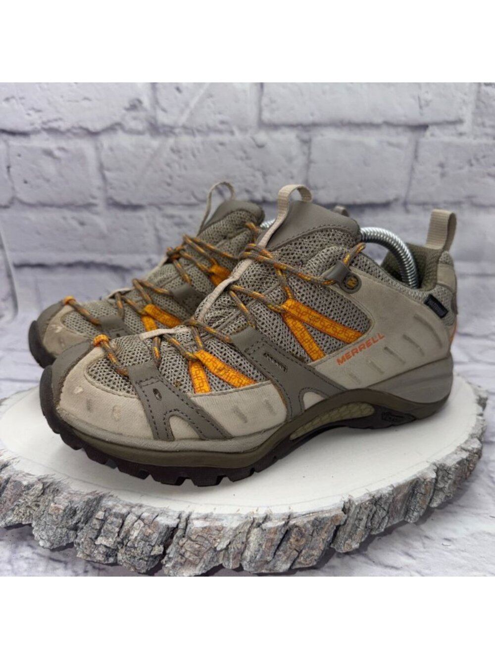 Merrell Womens 6.5 Siren Sport 2 WP Vibram Brindle Alum Hiking Shoes J52408